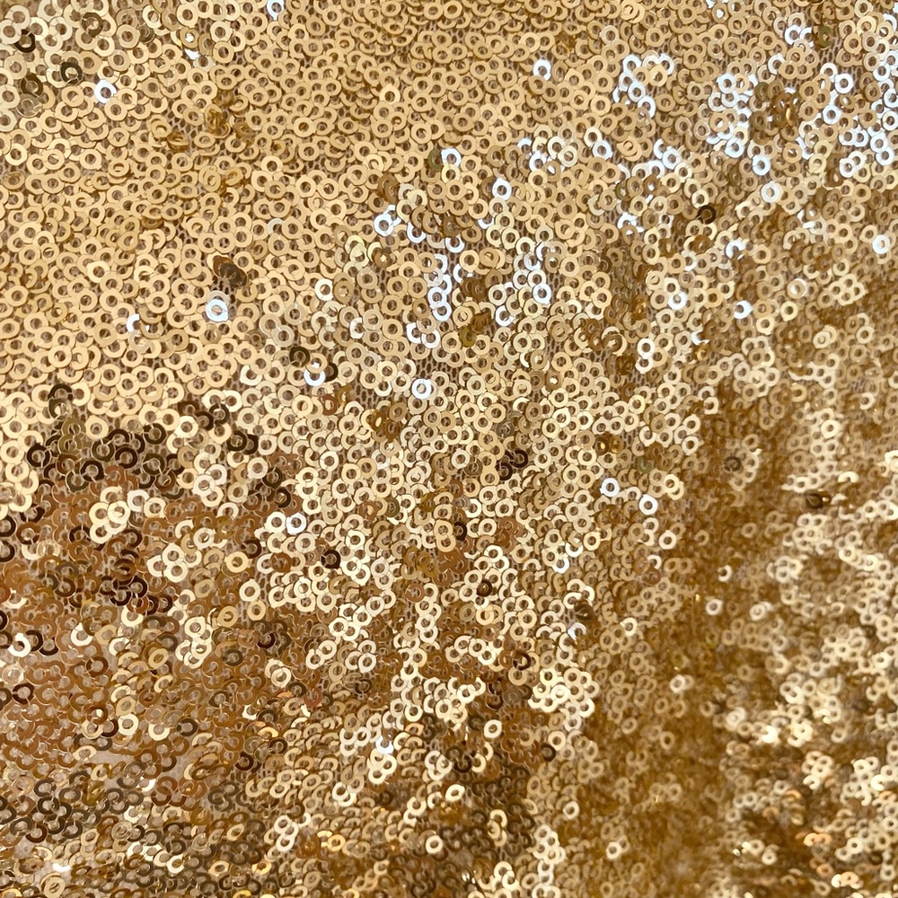Tobi Tierra Gold Sequin Skater Dress View 2